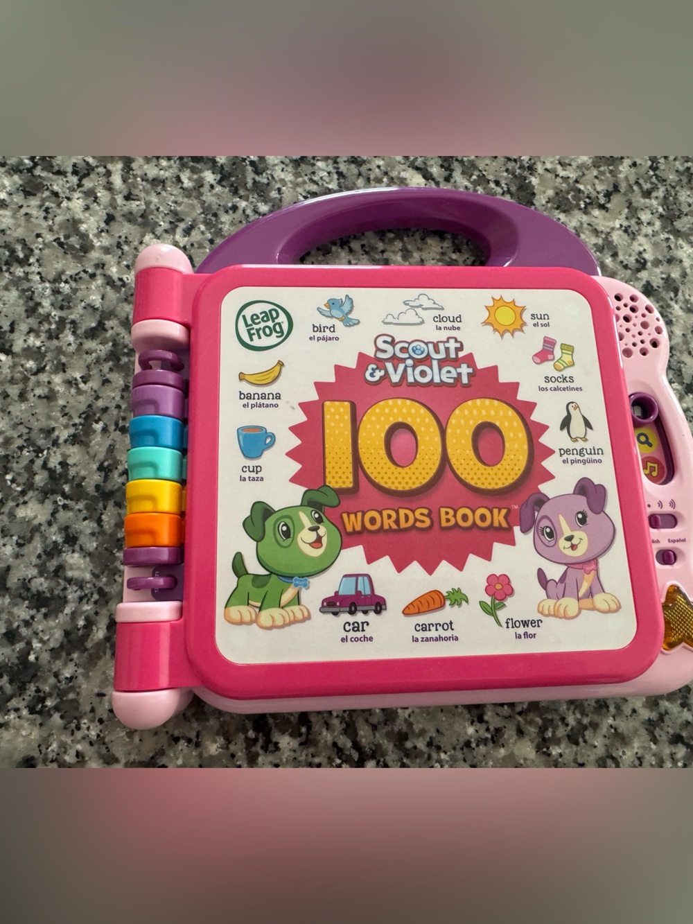 Leapfrog Scout & Violet 100 Words Book - Pink & Purple